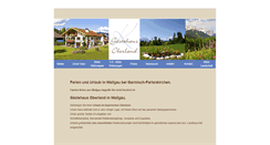 Desktop Screenshot of gaestehaus-oberland.de